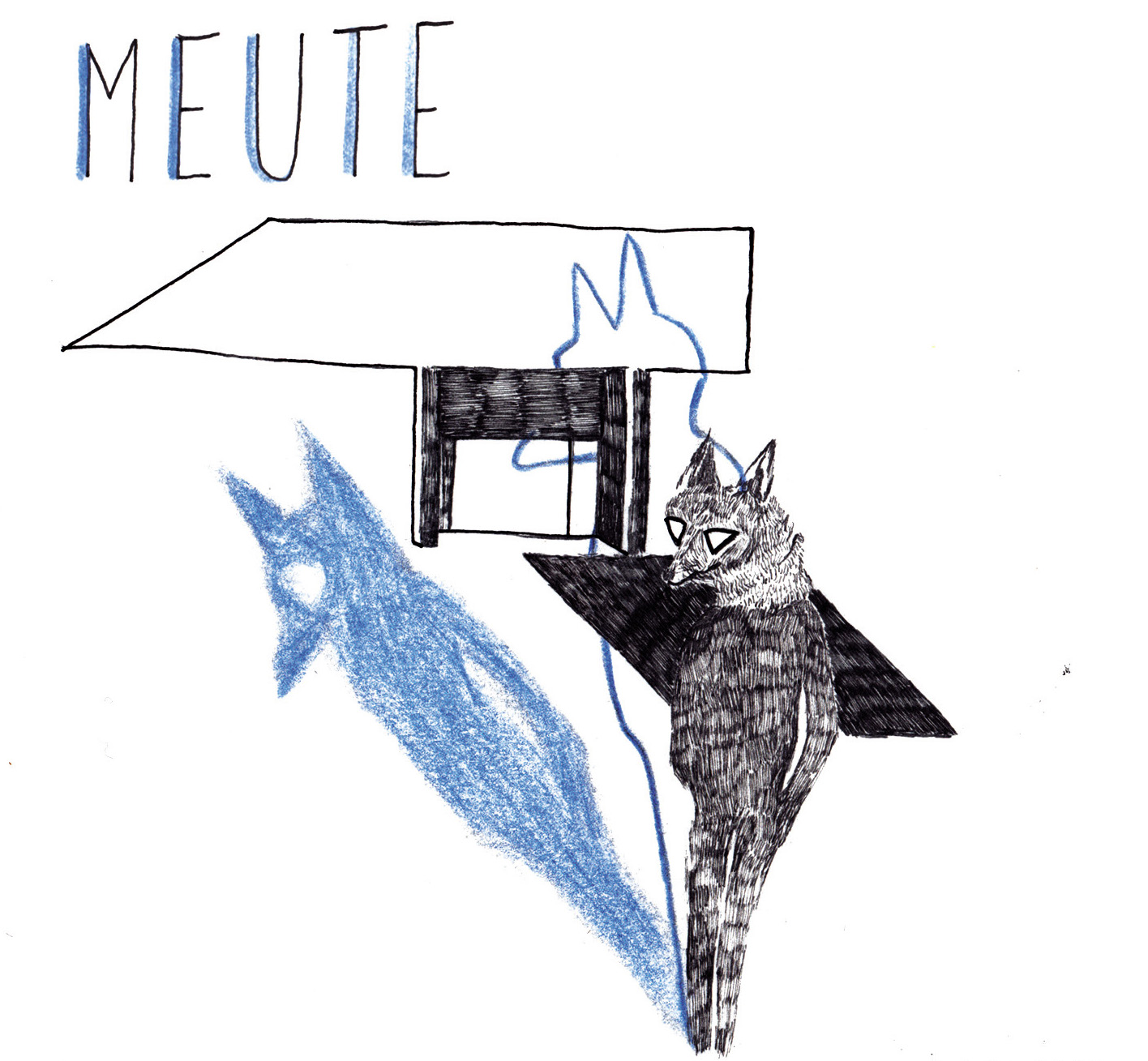 meute illu par Sybille Cabello