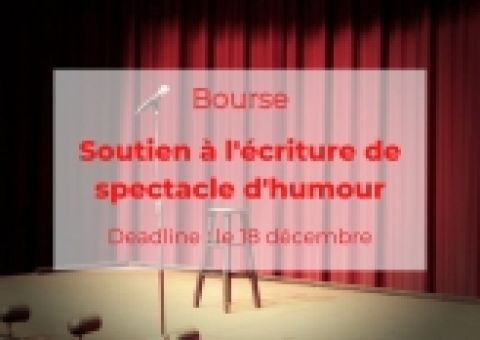 Bourse Spectacle d'Humour