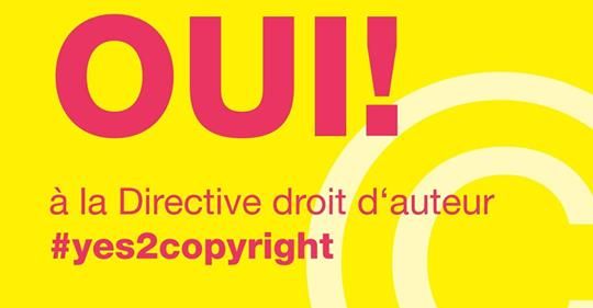 Adoption de la directive sur le droit d’auteur : une grande victoire pour l’Europe et les créateurs et créatrices !
