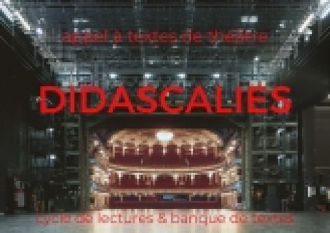 Didascalies : appel à textes de théâtre