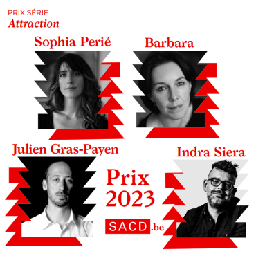 Tonnerre d'applaudissements aux lauréat.e.s du Prix Série 2023 pour Attraction !